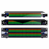 Égaliseur graphique professionnel EQ-888S Pro 2 canaux 31 bandes 1/3 d'octave, contrôleur de fréquence audio pour montage en rack, pour studio et sonorisation de concert
