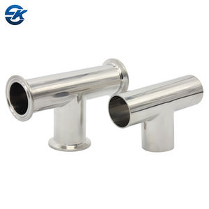 Sanitario 1/2 "-6" Acero inoxidable 304 316L Tri-clamp <span class=keywords><strong>Equal</strong></span> <span class=keywords><strong>Tee</strong></span> <span class=keywords><strong>3A</strong></span> DIN Pulido Accesorios de tubería de 3 vías - Product Image 3