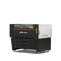 Machine de découpe et gravure laser CO2 à refroidissement par eau pour acrylique, bois, contreplaqué, MDF, papier, pour usage domestique, professionnel et DIY