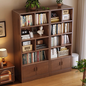 Xiuyuan Spring Scenery <b>Bookcase</b> 610 Multifunctional Storage Cabinet With Doors For Home Study Living Room - Product Image 2