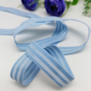 Bande élastique bleu clair 15 mm en Spandex/Nylon pour ceintures, vêtements et sous-vêtements - Product Image 4