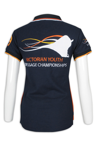 IGift-Polo deportivo BSCI OEM de manga corta, informal, personalizado, de Golf, para mujer - Product Image 3