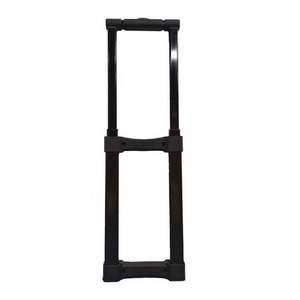 Poignée de chariot à bagages robuste et résistante avec barre de liaison et design encastré - Matériel professionnel pour valises de transport en métal - Product Image 3