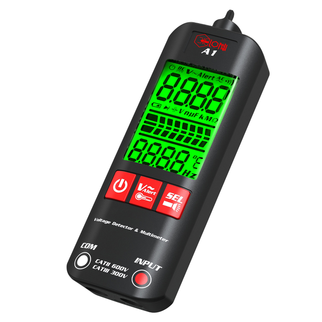 Battery Tester DC AC Voltage Tester Digital Multimeter