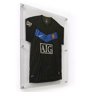 Jersey acrílico <span class=keywords><strong>de</strong></span> montaje en pared, marco <span class=keywords><strong>de</strong></span> camiseta, montado en la pared, Jersey pequeño, marco <span class=keywords><strong>de</strong></span> cristal, <span class=keywords><strong>vitrina</strong></span> con parte trasera espejada - Product Image 1