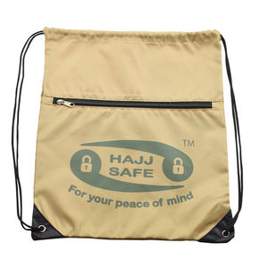 Custom Size Design Nylon Multipurpose Waterproof Eco-friendly <b>Drawstring</b> Gift Hajj & Umrah <b>Shoe</b> + Prayer Mat <b>Bag</b> for Packaging - Product Image 1