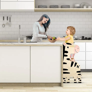 Tabouret de cuisine moderne en bois pour tout-petits, pliable, mobilier de maison pour salon et chambre - Product Image 2