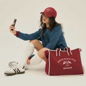 Bolsa de Lona Reutilizable de 12oz, Estilo Vintage, para Deportes, Compras, Viajes, con Cierre a Presión y Logotipo Personalizado - Product Image 2