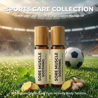 Flacon en verre portable pour huile essentielle, mélange pré-dilué, bouchon anti-fuite, tête à bille lisse pour application topique
