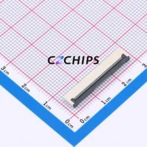 XW0520012-450R-001 FFC/FPC Connector SMD,P=0.5mm,Horizontal Mount Connector Flip Cover Type Bottom Contact 45P 0.5mm - Product Image 1