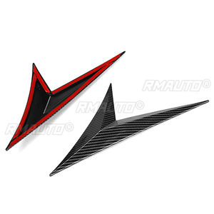 2 piezas de cubiertas decorativas para ventilación lateral de guardabarros de coche, embellecedores de entrada de aire para Honda/Mazda/BMW/Audi - Product Image 5