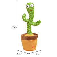 Vente chaude Jouets Électrique En Peluche Plante Jouet Danse Vente Chaude Cactus Jouet Avec Musique