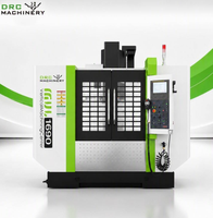 Centre d'usinage vertical CNC MVL1690S DRC Machinery avec broche BT50 6000 tr/min et axe Z à glissières pour coupes lourdes