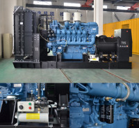 Prix des générateurs diesel 1200kw 6.6kv 10kv 13.8kv génération lourde 1200kw 1500kva générateur dynamo diesel