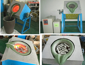 50kg 100kg 150kg 200kg thép gang đồng đồng cảm ứng nóng chảy lò - Product Image 6