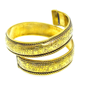 2025 Turkey Bronze Brass 20mm Korean Style Christmas Gift for Kids <b>Engraved</b> Gold Plated Designs spring summer bracelet cuff - Product Image 1
