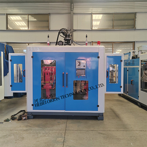 Machine de soufflage à double station de précision automobile bon marché, commande servo/mur uniforme pour l'emballage cosmétique - Product Image 4