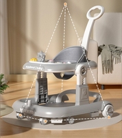 Trotteur pliable de haute qualité, assis, apprenant à pousser, 4 en 1 avec roues de siège, cadre en plastique, vente en gros