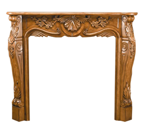 <span class=keywords><strong>Cheminée</strong></span> décorative moderne d'intérieur en bois, insertion de flamme artificielle, étagère en bois autoportante, manteau de <span class=keywords><strong>cheminée</strong></span> - Product Image 3