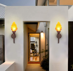 Lampada da parete fiaccolatore Vintage Homestay Bar ristorante lampada torcia corridoio - Product Image 3