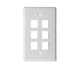 USA thép không gỉ tường 4 mét chuối Ổ cắm mạng máy tính Cat6 86 mặt tấm RJ45 2 cổng duy nhất với thiết kế khuôn mặt - Product Image 6