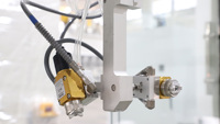 Robot de pulvérisation de revêtement métallique rotatif intelligent à vision 3D et cinq axes, avec moteur, pompe, roulement, engrenage et PLC 124 kW