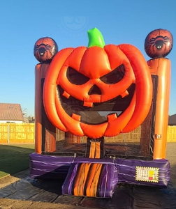 Maison gonflable de rebond de thème de citrouille d'halloween de <span class=keywords><strong>prix</strong></span> usine avec le château plein d'entrain de glissière pour <span class=keywords><strong>des</strong></span> célébrations de vacances - Product Image 6