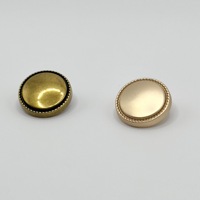 Kancing Jahit Logam Bentuk Bunga 18MM 20MM 23MM, Bahan Paduan Antik Matte, untuk Pakaian