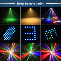 6-Arm Mini Beam 80W Disco Party Licht Moving Head Stroboskop-Effekt Lichter Fernbedienung DMX512 Steuerung DJ Mobile Bühne für Club Hochzeit