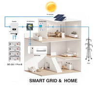 Support OEM Panneau solaire Longi Système d'énergie solaire hors réseau 10kW sur réseau Systèmes d'énergie solaire domestique hybride avec batterie 48V