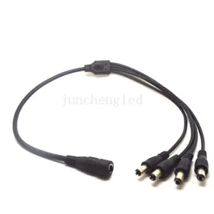 Cable de extensión de CC para cámara, adaptador de corriente de tira LED, 3M, 5M, 10M, 12V, 2,1mm x 5,5mm, enchufe hembra a macho