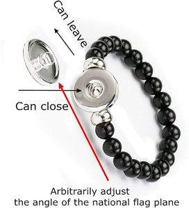 Braccialetto con Bandiera Nazionale Tedesca, Bracciale Elastico con Perline, Supporta il Tuo Paese, Souvenir di Viaggio, Regalo per Uomini e Donne - Product Image 6