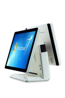 Licon POS tablette tout en un 17 pouces caisse enregistreuse capacitive double écran tactile fenêtre terminal machine systèmes pos