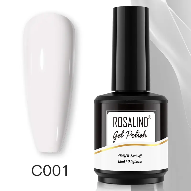 Rosalind Chất lượng cao 15ml OEM nhãn hiệu riêng tinh khiết/Long lanh màu lâu dài vernis bán vĩnh viễn UV LED Nail Gel Polish