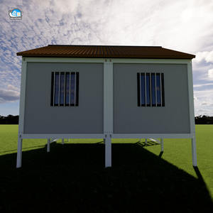 Фабричный изготовленный на заказ приподнятая платформа опционально 2 спальни контейнерный дом с Ванной Съемный передвижной дом для семьи контейнерный дом - Product Image 4