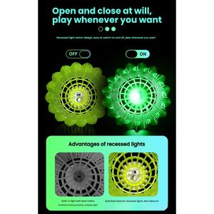 Balles <span class=keywords><strong>de</strong></span> <span class=keywords><strong>Badminton</strong></span> lumineuses LED <span class=keywords><strong>nuit</strong></span> Fluorescent résistant en plastique Nylon Stock en vrac pour une utilisation sportive <span class=keywords><strong>Badminton</strong></span> fabriqué - Product Image 4