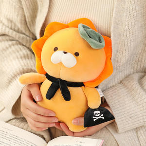 Peluche Personalizzabile a Forma di <span class=keywords><strong>Leone</strong></span>/Elefante/Orsacchiotto/Pecora, Cuscino Antistress in 100% Poliestere con Ricamo Kawaii - Product Image 2