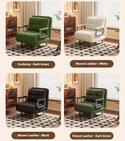 Canapé-lit en tissu de style français, design italien moderne, fauteuil de salon classique, mobilier de couleur unie
