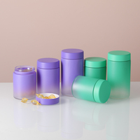Emballage personnalisé pour flacons de vitamines 100ml 120ml 150ml – Bouteilles en verre dépoli pour gommes, vitamines et compléments alimentaires – Pot à capsules