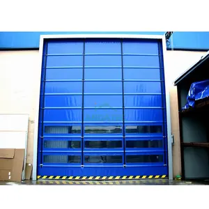 工厂销售各种广泛使用的高速门卷起控制速度门Pvc快速堆垛门