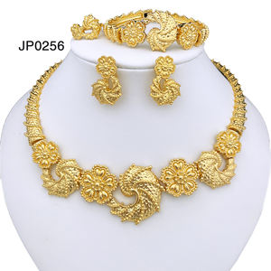 2023 नई डिजाइन के गहने समुंदर के लुटेरे श्रृंखला के साथ गोल्डन हिप्पोकैम्पस आकर्षण सोने के गहने सेट हार - Product Image 1