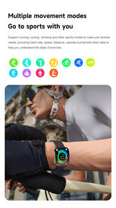 Montre connectée de surveillance de santé privée avec écran AMOLED 1,85 pouces VS61 PRO, étanche IP68, appels téléphoniques - Product Image 5