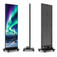 Écran LED d'affichage intérieur 960x1920 P1.2/P1.5/P1.8/P2.0/P2.5 4K Ultra Mince avec Maintenance Frontale pour Banques et Salles d'Exposition