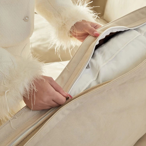 Hiện Đại Chống-Mèo Scratch Frosted Vải Sofa Cho Phòng Khách Sâu Ngồi Thẳng Hàng Pháp Lông Sofa Đặt Đồ Nội Thất - Product Image 6