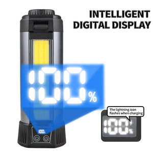 XHP50 LED Work <b>Light</b> With Built-In Battery Magnet And Digital Display For Camping And Daily Use - Product Image 5