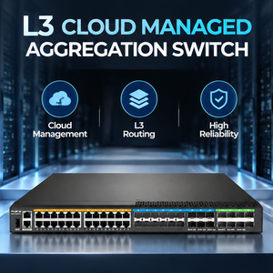 50-Port Layer-3 Managed Network Switch mit 24 Gigabit Ethernet, <span class=keywords><strong>18</strong></span> 10G SFP+, 8 25G SFP28 und 808 Gbit/s Switching-Kapazität - Product Image 3