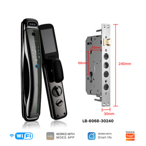 Wifi Thông Minh An Ninh Khóa Cửa 3D Nhận Dạng Khuôn Mặt 1MP Máy Ảnh Hồng Ngoại Tầm Nhìn Ban Đêm Đánh Thức Vân Tay Thẻ IC Mật Khẩu Mở Khóa - Product Image 3