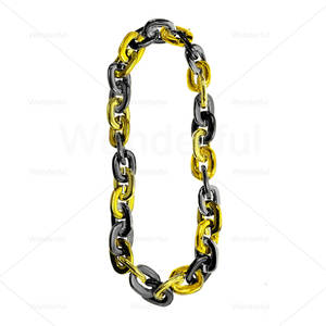 Collar de Cadena de Plástico ABS con Recubrimiento UV al por Mayor, Novedad No Luminosa para Navidad y Fiesta de Mardi Gras - Product Image 6