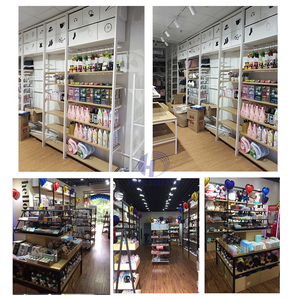 Estante de exhibición de madera y Metal <span class=keywords><strong>Daiso</strong></span>, estante de exhibición de Miniso - Product Image 6