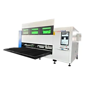 New arrival 1530 fiber laser cutting machine with movable wotking table 1500w 3000w laser for 8mm carbon steel laser cutter